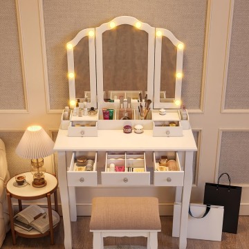 Makeup Vanity with Lights Vanity Desk with Mirror and Lights Makeup Vanity with Drawers Vanity Table with Lights Vanity with Lighted Mirror and Chair