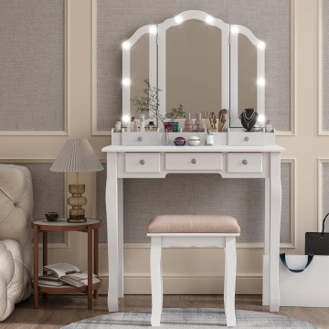 Makeup Vanity with Lights Vanity Desk with Mirror and Lights Makeup Vanity with Drawers Vanity Table with Lights Vanity with Lighted Mirror and Chair